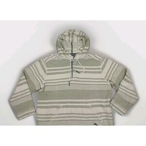 Tommy Bahama Bahia‎ Baja Beach Hoodie Mens M Green Natural Pullover Sweatshirt